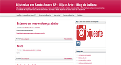 Desktop Screenshot of blog.bijuearte.com